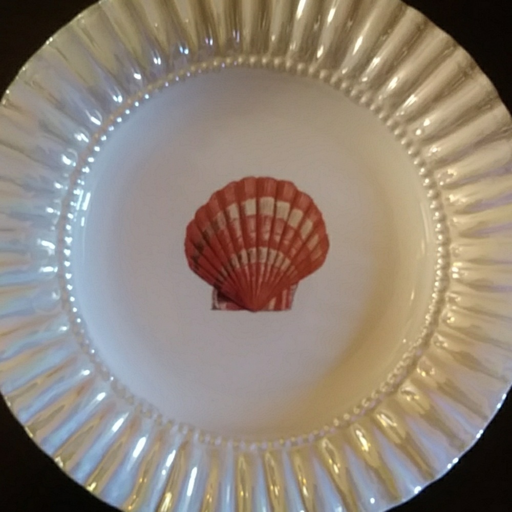 Set of 4 “Oceania” dishes